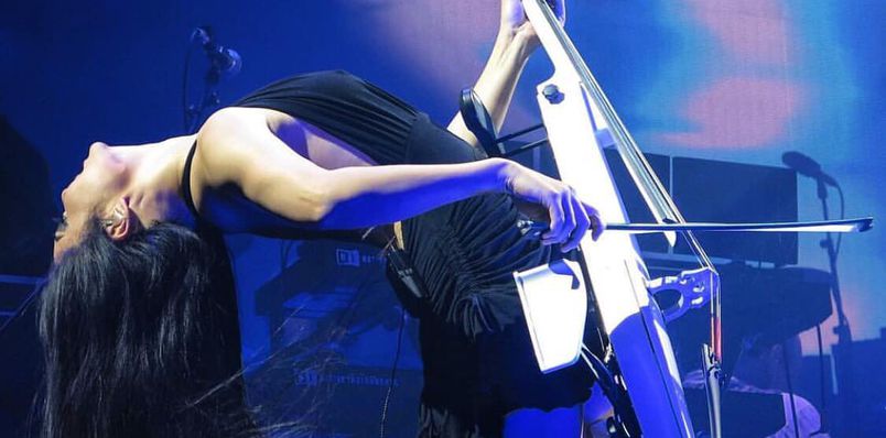 Tina playing Cello